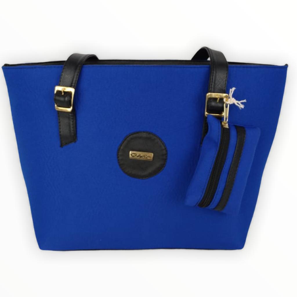 Bolso cruzado de lona para mujer, Bolso de compras con rejilla geométrica  para mujer (azul pequeño) Ndcxsfigh